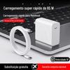 Carregador de Tablet Ji Mi Mouse 65W para Laptop MateBook13/Xs Adaptador de Energia