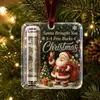 Colgantes decorativos acrílicos navideños nuevos de gran venta transfronteriza, colgantes creativos, adornos navideños acrílicos