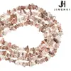 Jinghui DIY acessórios artesanais com contas irregulares naturais preto dourado super cascalho material de joias semiacabadas contas soltas