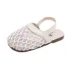 Sandálias Ins de Dedo Trançadas 2026 Verão Novo Estilo Coreano Sapatos Vazados de Rede para Meninas Estilo Princesa para a Praia com Saias