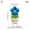Diademas del Día Nacional, Globos de Papel de Aluminio, Decoraciones para Puestos, Girasoles en Maceta, Globos, Regalos para Eventos en Centros Comerciales
