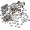 Acessórios de arte para unhas redondos de corte 33 brancos no atacado, strass redondos K9 super brilhantes de fundo chato, decoração mista para unhas