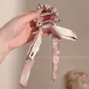 Elástico de Cabelo de Cetim para Mulheres, Corda de Cabelo de Alto Padrão para Coque, Faixa de Cabelo de Alta Elasticidade, Acessório de Cabelo para Rabo de Cavalo Baixo
