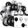 Amazon 35 Piezas Set de Globos Metálicos con Lentejuelas Fiesta Transfronteriza 12 Pulgadas Globos de Confeti Rayados Decoración de Boda