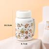 Vaso Termo para Estudiantes de Alto Valor Kapibala Pajita Acero Inoxidable 316 Lindo Gran Capacidad Vaso Infantil para Doble Bebida