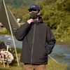 Chaqueta casual de exterior 2026, tres en uno, con forro polar, a prueba de viento, impermeable, a prueba de frío, cálida, con capucha ajustable