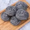 Estropajo de Acero Inoxidable para el Hogar Empaquetado Individualmente Bola de Limpieza Especial para Cocina Cepillo Lavaplatos Lavado de Ollas Tamaño Grande No Suelta Fibras