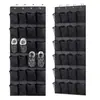 Novo Produto da Amazon 28 Compartimentos TNT Malha Fina Chapéu Sapatos Botas Guarda-Roupa Grande Multicamadas Porta Armário Bolsa de Pendurar