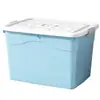 Caja de almacenamiento al por mayor de plástico para el hogar, caja de almacenamiento de ropa, engrosada, gran capacidad, cesta de transporte, caja organizadora, caja de almacenamiento