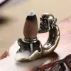 Cobre rojo antiguo mini viejo Estrella de cumpleaños hada de cumpleaños longevidad regalo cumpleaños afortunado afortunado sala de té de alta gama mascota de té decoración