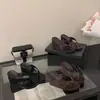 Sandalias de Cuña de Tacón Alto de Moda Verano 2026 Chanclas Versátiles Elegantes de Punta Redonda Calzado Casual para Exteriores