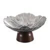 Luxo Leve Estilo Francês Vintage High-End Bandeja de Frutas para Mesa de Centro da Sala de Estar, Prato de Exibição para Frutas Secas e Lanches, Bandeja de Decoração de Casa High-End