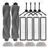 Adequado para Acessórios de Aspirador Dreame D10S/D10S Pro Escova Lateral Filtro Escova de Borracha Mop D9 Max Gen2