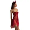 Lencería sexy Koni, sujetador de tiras sexy, busto pequeño, deseo puro, no es necesario quitarse, camisón transparente, pijama transparente sexy