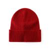 Gorro de Punto de Cachemira 2026 Otoño e Invierno Nuevo para Mujer de Alta Gama Color Sólido para Exteriores Cálido Moda Resistente con Puño