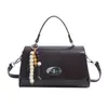 Bolso Cuadrado Versátil de Moda Retro Coreano, Bolso de Hombro Elegante, Diseño de Nicho Estilo Coreano, Bolso Cruzado Sencillo