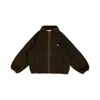 Ropa para niños Nuo Mi Wanzi, chaqueta de forro polar para niñas, estilo otoño e invierno, top cálido de forro polar para niños, versátil para usar en capas