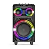 Caixa de Som Portátil Carrinho Áudio Outdoor Dança Quadrada Portátil Carrinho Bolsa Caixa de Som Bluetooth 12 polegadas