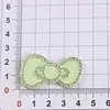 Acessórios Acrílicos Coloridos com Pontos Médios e Laço de Diamante Korean Flash Acessórios para Joias DIY Capa de Celular Decoração de Flor para Sapato