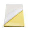 Papel Etiqueta Adhesivo Amarillo Brillante A3 Pegatinas con Dorso Adhesivo para Impresión de Inyección de Tinta Venta al por Mayor Cobre Adhesivo en Blanco Hecho a Medida