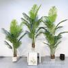 Venta al por mayor de macetas verdes falsas grandes para suelo, decoración de interiores para sala de estar, paisaje de simulación, planta verde, cola suelta, girasol
