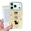 Aplicável à capa de celular iPhone 18 Pro Max Apple 17 Pro fofa à prova de quedas 16 Europeia e Americana 15 Pro Três Gatinhos