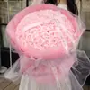 Dia dos Namorados Chinês Rosa Flor Eterna Buquê de Presente Alto Padrão Dia do Professor Dia das Mães Caixa de Presente com Flores de Sabão Atacado