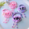 Goma Elástica Infantil Kuromi Melody Flor Banda para el Cabello Linda Princesa Alta Elasticidad Borla para el Cabello Anillo para el Cabello Accesorios para el Cabello
