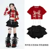Roupas de Jazz para Meninas, Fantasias de Hip-Hop e Street Dance Infantis Descoladas e Estilosas, Roupas de Apresentação de Jazz para Crianças, Roupas de Performance da Moda