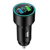 Cargador de teléfono móvil para coche, carga ultrarrápida PD30W, carga flash, aleación, pantalla digital, encendedor de coche, cargador de coche, fábrica OEM
