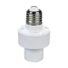 Adaptador de Luz de Sensor Cruzado, Sensor Inteligente Infrarrojo de Cuerpo Humano, Adaptador de Conversión Inalámbrico, Base de Rosca E27, Portalámparas de Radar con Control de Luz Ajustable