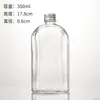 Botella de vidrio para bebidas al por mayor 250 ml botella de vino de frutas botella de jugo botella de té de leche botella de enzimas botella de vino pequeña se puede imprimir logotipo