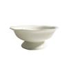 Bandeja pequeña de porcelana fina de 4.5 pulgadas plato de fruta retro blanco puro pequeño con pie alto plato para pastel postre tazón para helado candelabro