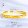 Loja de ouro mesmo estilo estilo antigo ouro de areia simples padrão diamante pulseira feminina pulseira ajustável pulseira presente para namorada