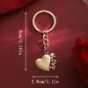 Xiyin Temu Aliexpress Amazon Joyería Más Vendida Llavero Simple Colgante Corazón de Amor Accesorios