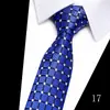 Corbata para Hombre para Negocios y Boda, Rayas Jacquard Puntos Flecha Formal Poliéster Seda para Novio y Padrino