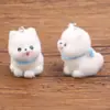 9 Resina Flocagem Estéreo Desenho Animado Série Cachorro Fofo Animal Charme DIY Joias Artesanais Pingente Pingente