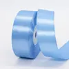 Cinta de 2.5 cm en paquete pequeño, cinta para envolver regalos, cinta para repostería, cinta de satén para decoración de bodas, venta al por mayor, transfronterizo