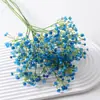 Flores Artificiales de Gypsophila con Tacto Suave de Goma, Flores Artificiales de Gypsophila de 3 Ramas, Flores Falsas para Exportación, Arreglos Florales, Decoración del Hogar, Celebraciones de Bodas
