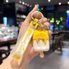 Venta Caliente de Verano Llavero Colgante de Caricatura de Helado Paleta de Hielo Colgantes para Mochila de Estudiante Accesorios Al por Mayor