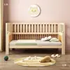 Protector de Piso Barrera para Cuna de Bebé Barrera Elevada para Cama Infantil Madera Maciza Ensamblada Ampliada Barandilla Adicional para Cama Barandilla de Cama Puede