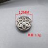 Atacado do Fabricante Acessórios para Mala DIY Rebite Flor de Cerejeira Prata Antiga Grampo de Cabelo Sapatos Fivela Decorativa de Liga Retro