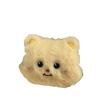 Urso de Manteiga Pelúcia Boneco Cabeça Grande Pingente Desenho Animado Fofo Coração de Menina Boneco Decorativo de Mochila Chaveiro