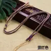 Corda Pendente para Contas Dzi de Xizang Corrente para Suéter Clavícula Corda para Pingente Cordão de Colar Corda Tecida Feita à Mão de Xizang Fio de Algodão Torcido à Mão