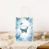 Bolsas de Presente Coloridas com Tema de Borboleta para a Primavera, Lembrancinhas de Aniversário Infantil, Sacolas de Papel Tipo Sacola, Sacolas de Papel para Embrulho de Presente para Meninas