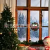 Adornos de cristal para calcetines de Navidad transfronterizos, decoraciones colgantes coloridas para el hogar, decoraciones para ventanas y capta soles para el jardín