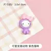 Diadema linda accesorio animal pequeño resina bolsa de material diy pegamento crema funda de teléfono casera pasador joyería