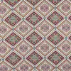 [Personalizado] Tecido Jacquard Tingido em Fio Poliéster-Algodão com Padrão de Estrela em Forma de Diamante para Bolsas Tote Vintage, Jaquetas, Coletes e Roupas