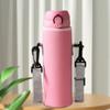 Funda Térmica Aislante Antiescaldado para Taza Termo de Color Puro Personalizable, Correa Cruzada Anticaídas Imprimible con Logo, Funda para Taza de Material de Buceo