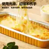 Caja de Papel de Aluminio para Cheesecake Desechable Engrosada Horneado Batata Horneada Durian Caja de Papel de Aluminio Tazón para Freidora de Aire
